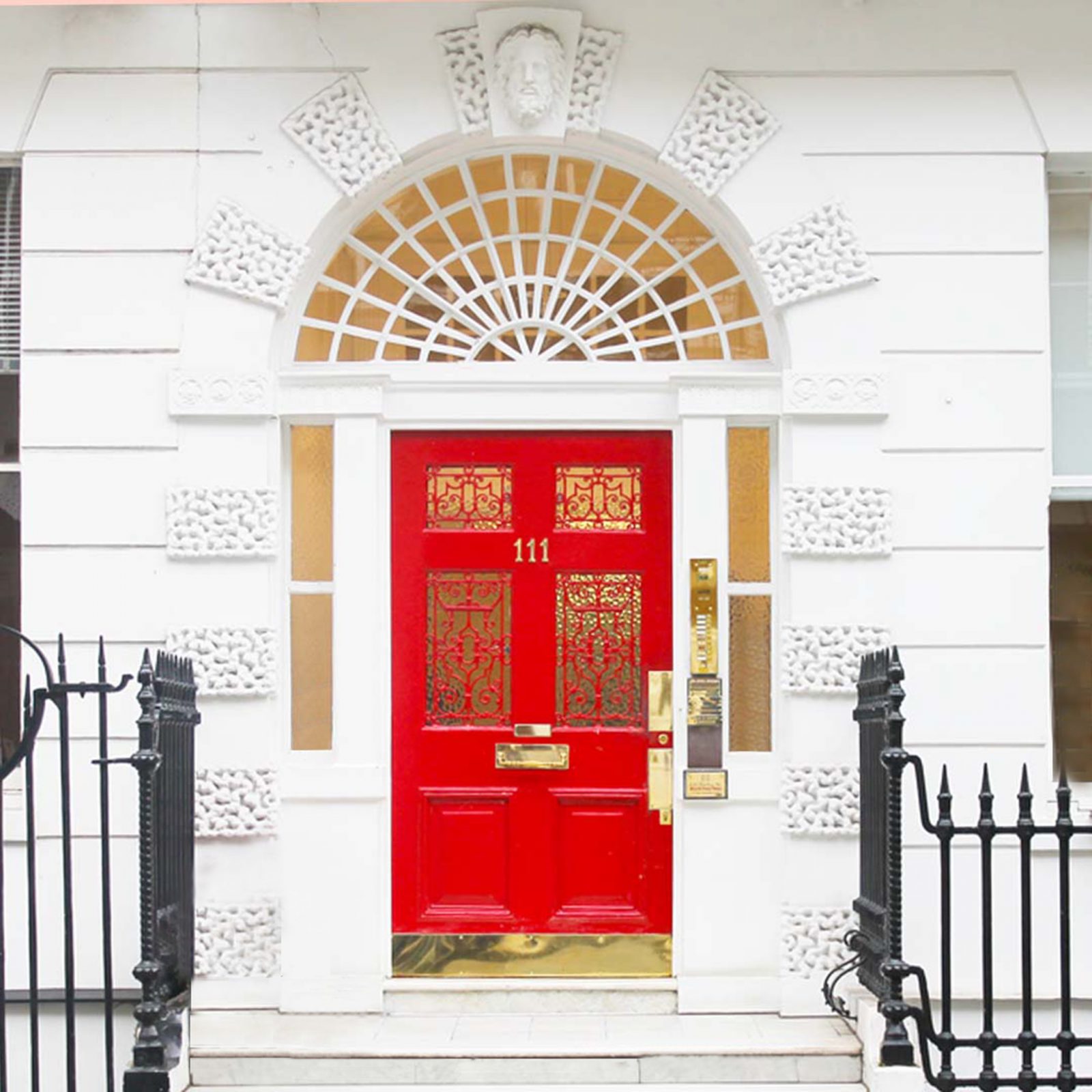 111 Harley street clinic door