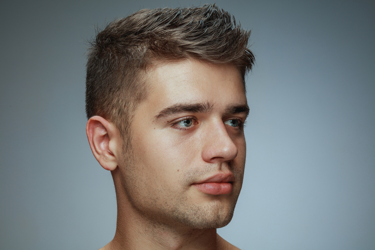 Portrait of young man