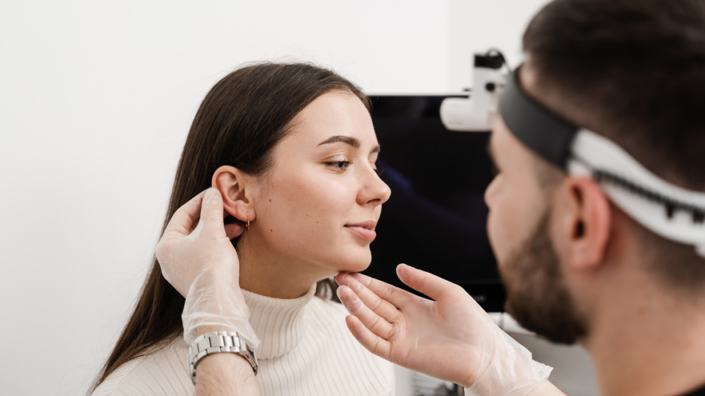 consultation for otoplasty surgery with a specialist doctor